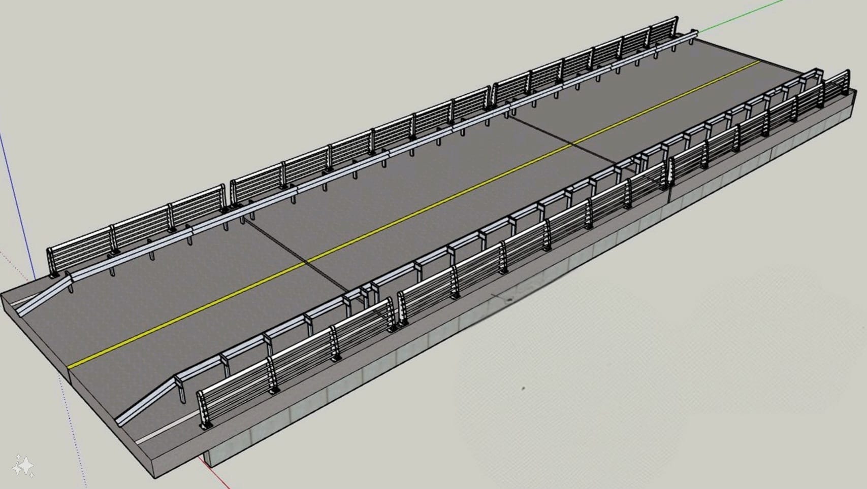 Pedestrian Bridge Railing Design and Production